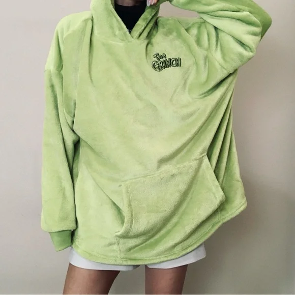 Dr. Seuss The Grinch Green Hoodie - Picture 2 of 8